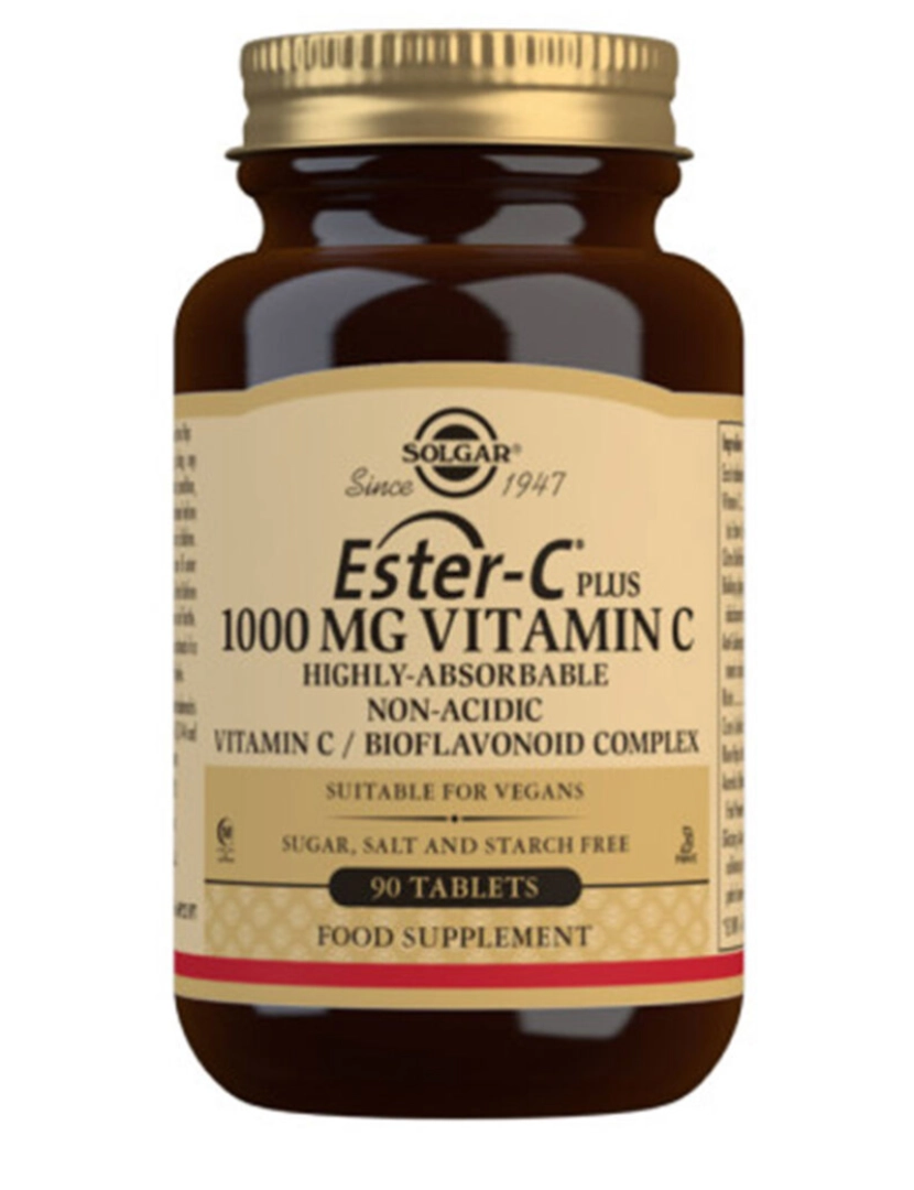 Solgar - Ester-C Plus Vitamina C Solgar C Plus (90 uds)