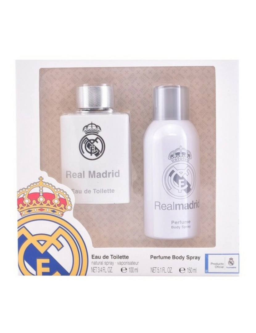 imagem de Conjunto de Perfume Homem Real Madrid Sporting Brands (2 pcs) (2 pcs)1