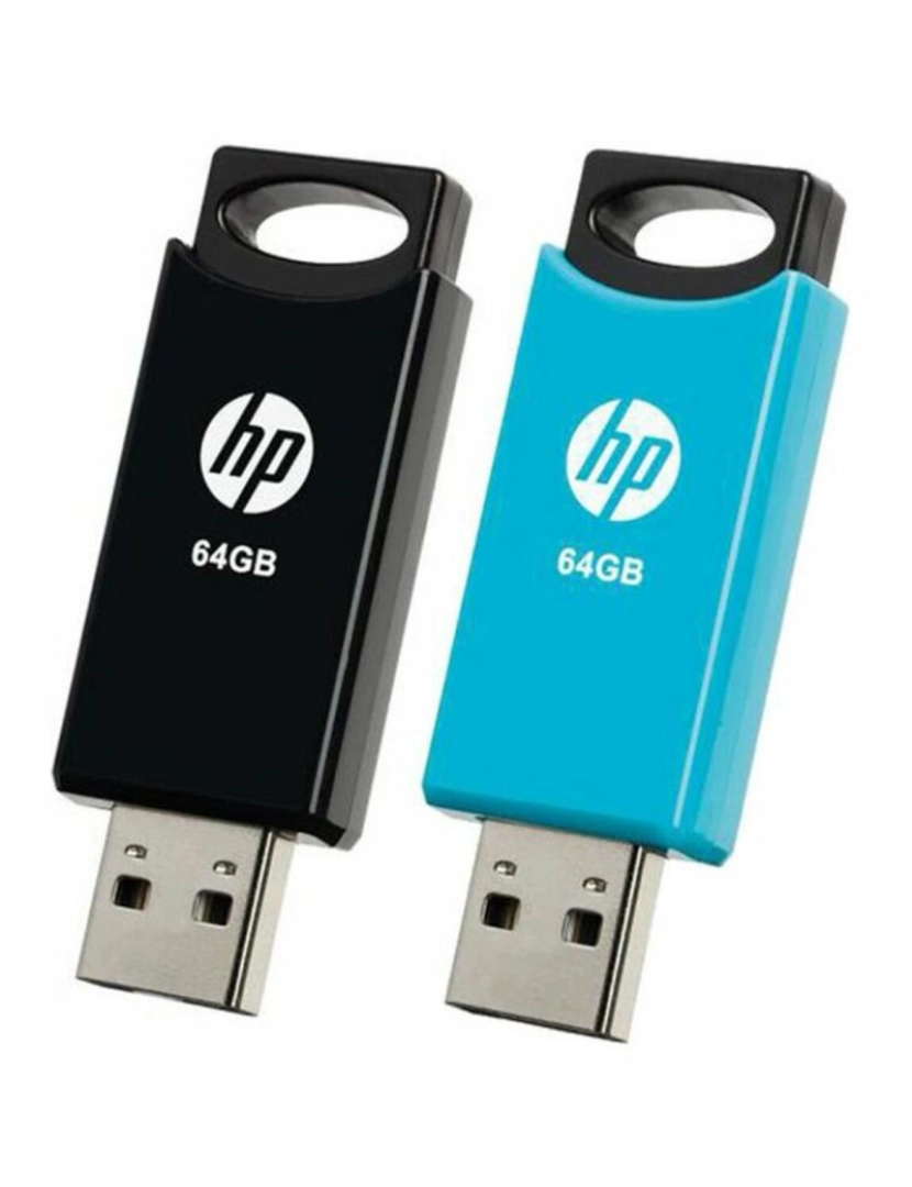 imagem de Memória USB HP 212 USB 2.0 Azul/Preto (2 uds)3