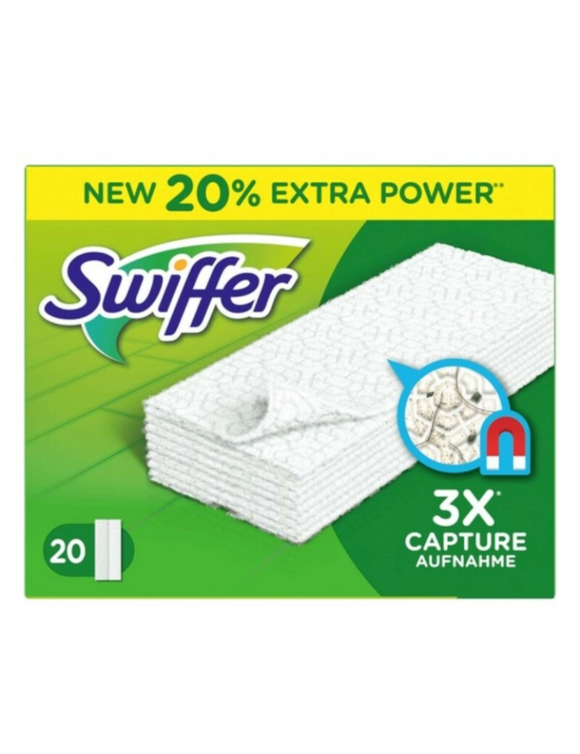 Swiffer - Mopas sobresselentes Swiffer Mopa Polvo Seco (20 Unidades) (20 uds)