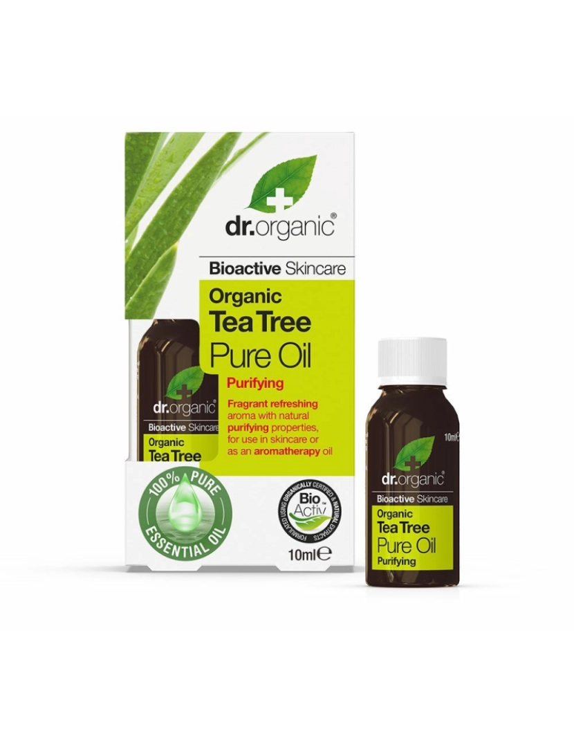 imagem de Óleo Facial Dr.Organic Bioactive Organic Calmante Árvore-do-chá (10 ml)1