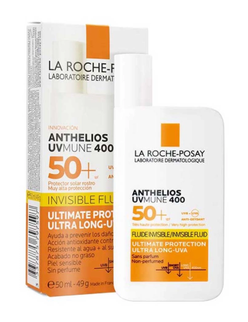 La Roche Posay  - Anthelios Uvmune 400 Fluide Invisível Sfp50+ 50 Ml