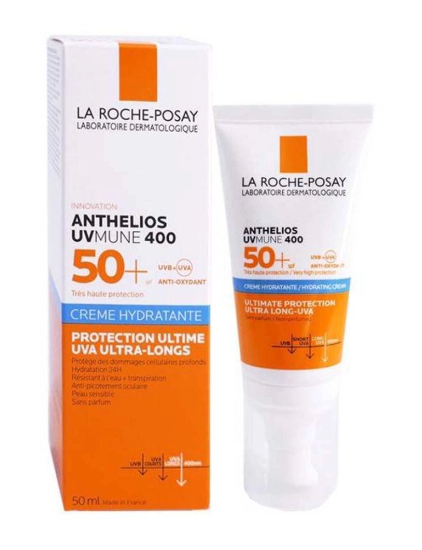 La Roche Posay  - Anthelios Uvmune 400 Crème Hydratante Spf50+ 50 Ml
