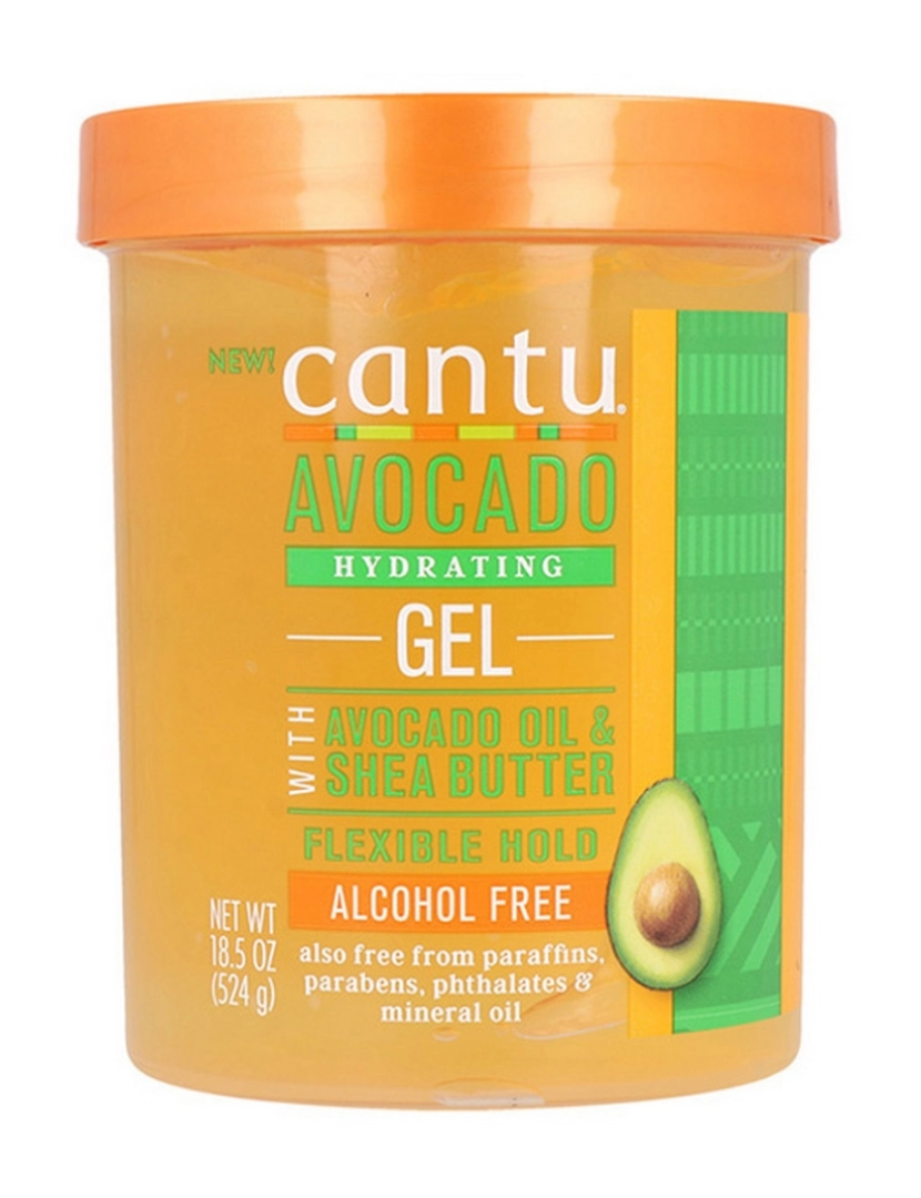 Cantu - Gel Modelador Cantu Avocado Hydrating Óleo de abacate 524 g