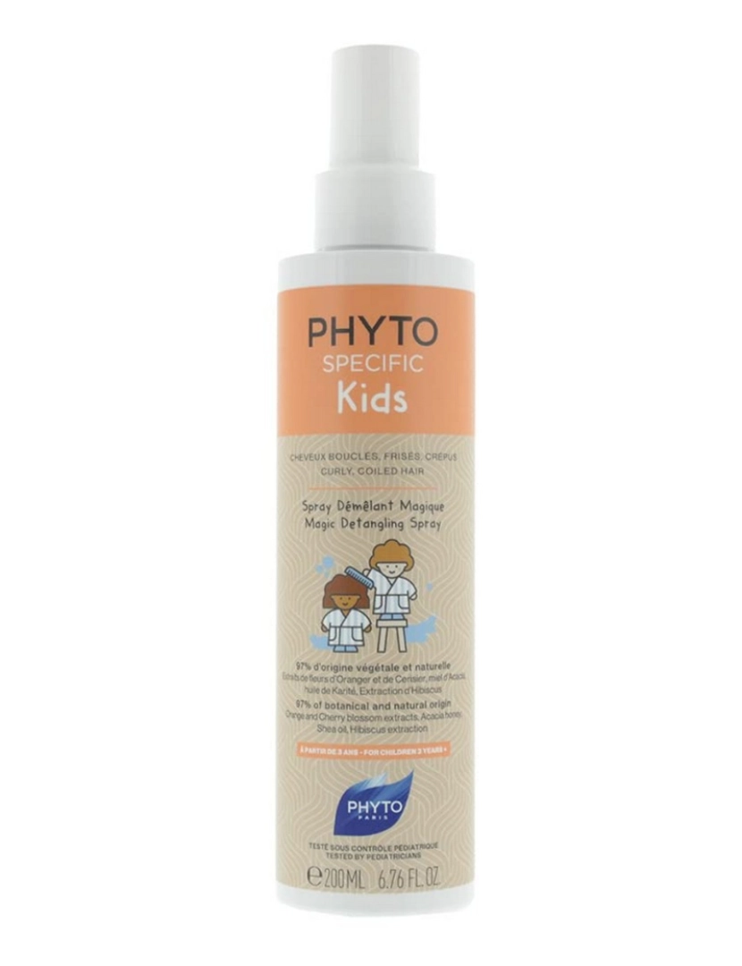 imagem de Spray de Pentear Phyto Paris Phytospecific Kids Desembaraçador 200 ml1