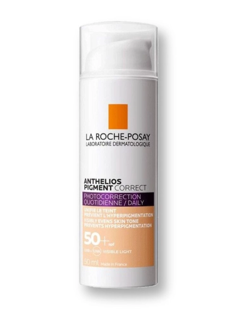 La Roche Posay  - Protetor Solar Com Cor La Roche Posay Anthelios Pigment SPF 50+ 50 ml