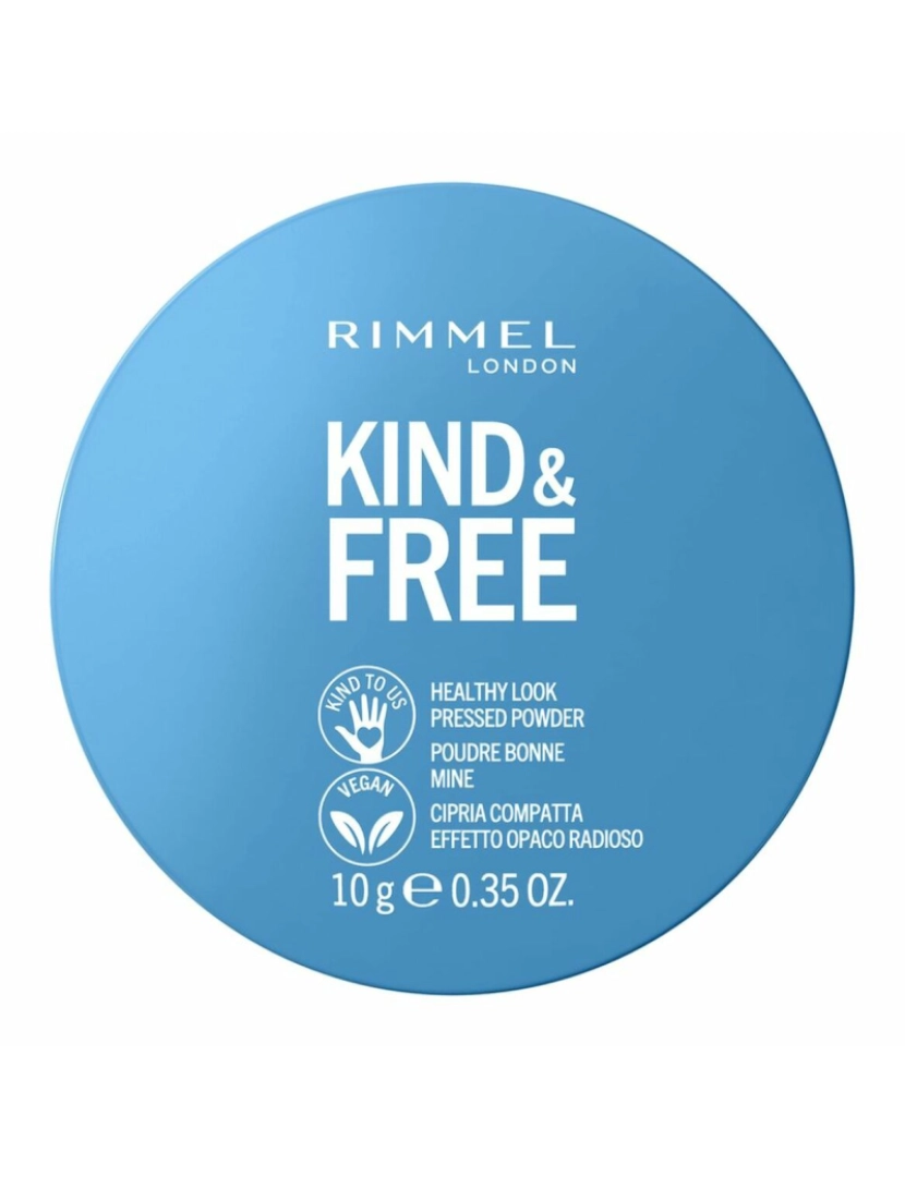 imagem de Pós Compactos Rimmel London Kind & Free 10-fair Matificante (10 g)2