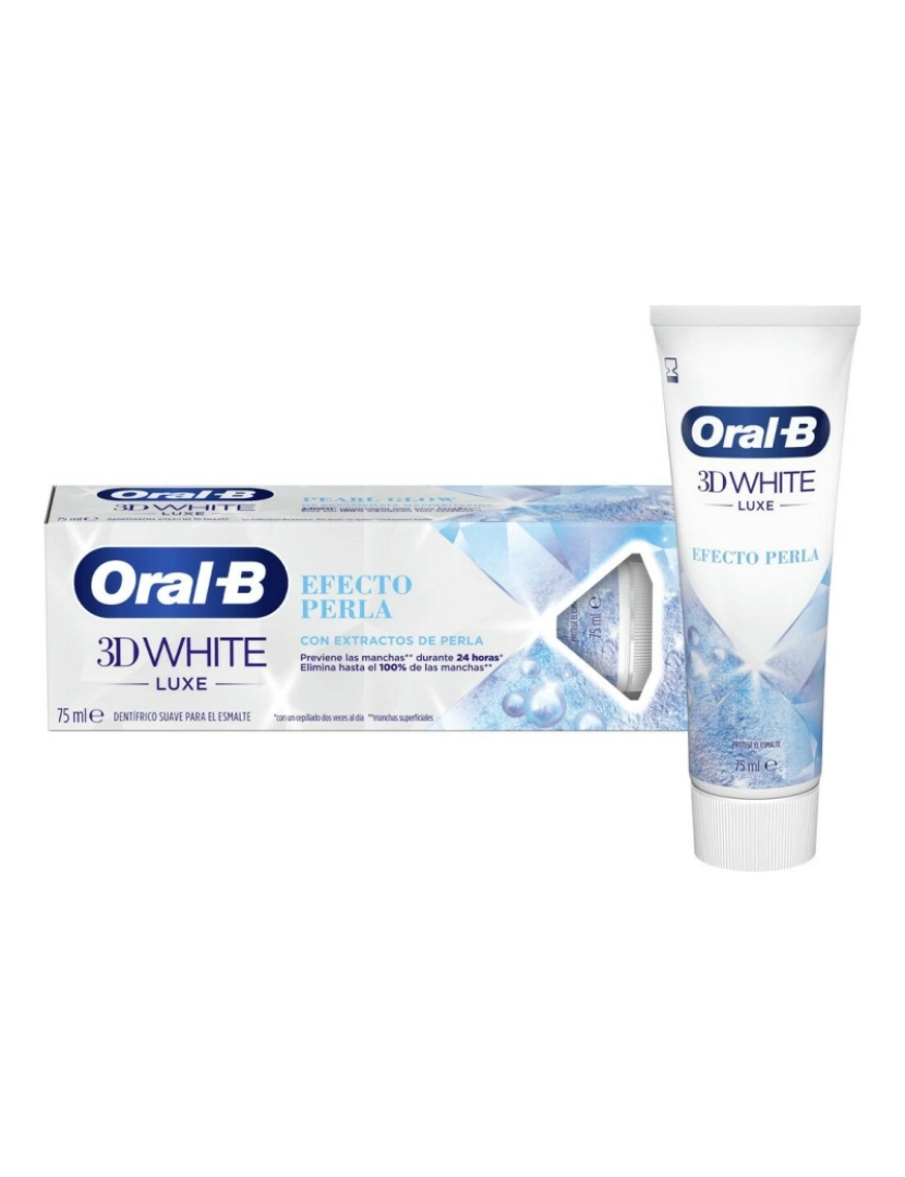 Oral-B - Pasta de Dentes Branqueadora Oral-B 3D White Luxe Pérola (75 ml)