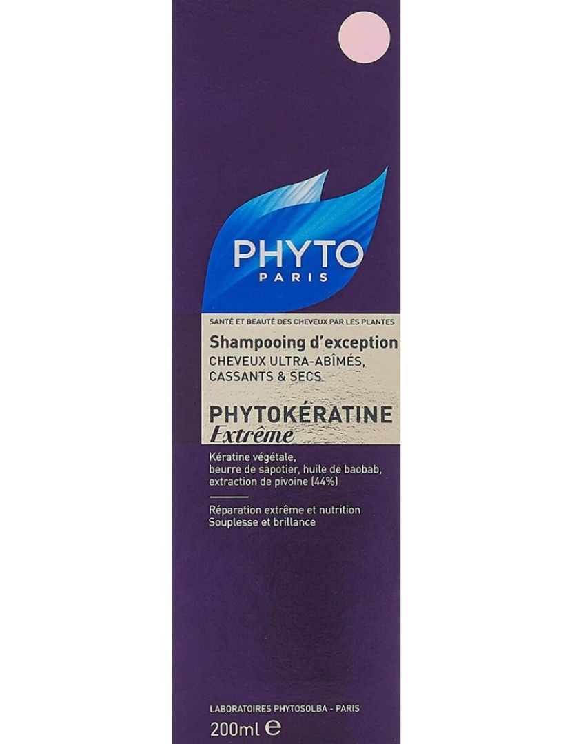 imagem de Champô Reparador Phyto Paris Phytokeratine Cabelos Quebradiços (200 ml)2