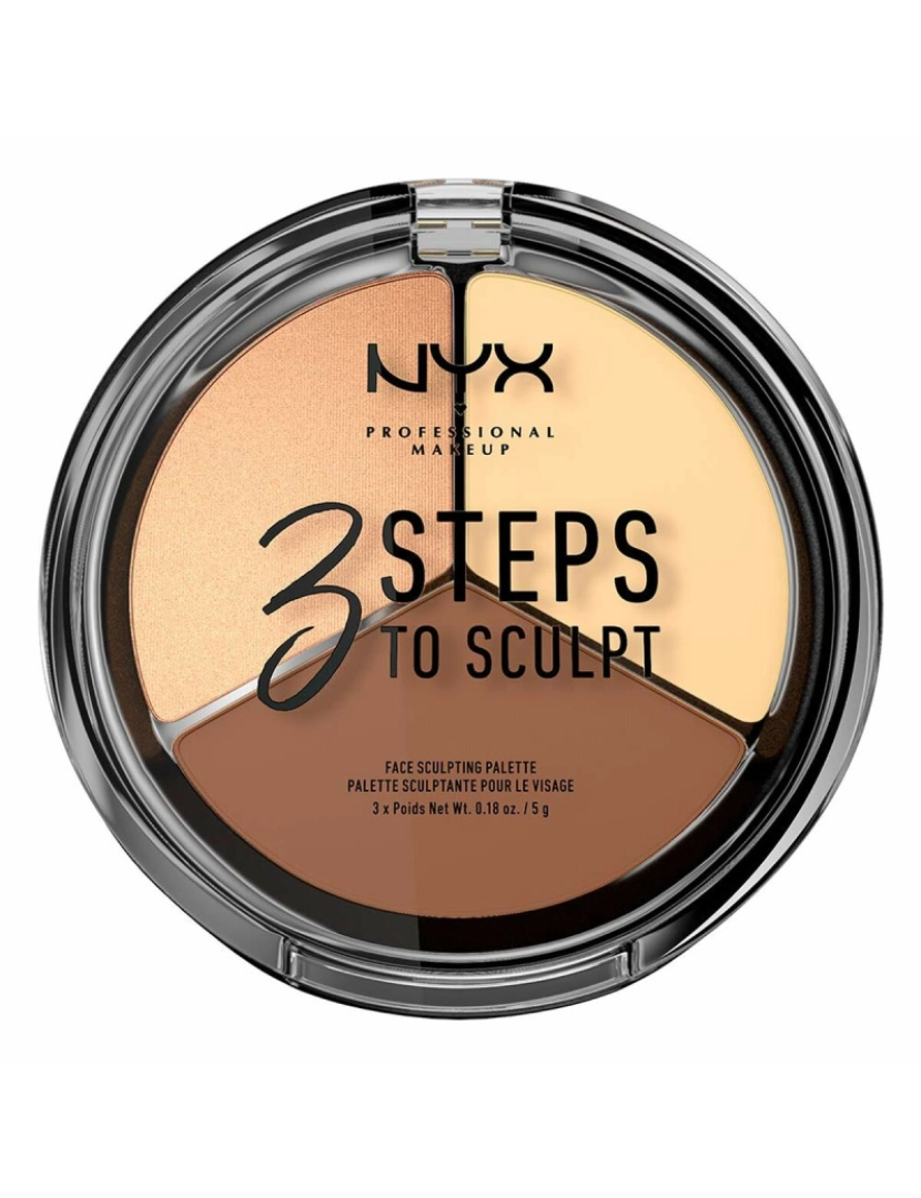 NYX - Estojo de Maquilhagem NYX Steps To Sculpt 5 g