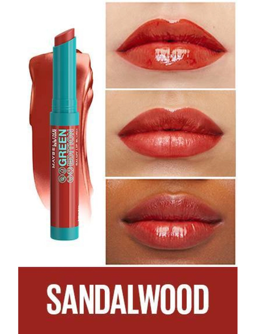 imagem de Bálsamo Labial com Cor Maybelline Green Edition 10-sandalwood (1,7 g)2