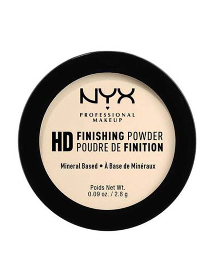 Nyx Professional Make Up - Hd Finishing Powder Mineral Based #Banana 2,8 Gr