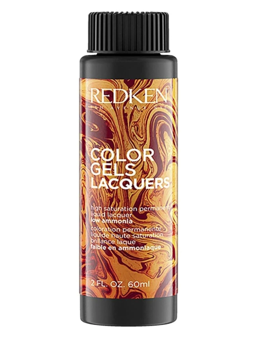 imagem de Tinta Permanente Redken Color Gel Lacquers 8WG-golden apricot 3 x 60 ml Líquido1