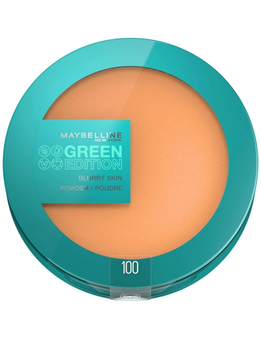 Maybelline - Pós Compactos Maybelline Green Edition Nº 100 Alisante