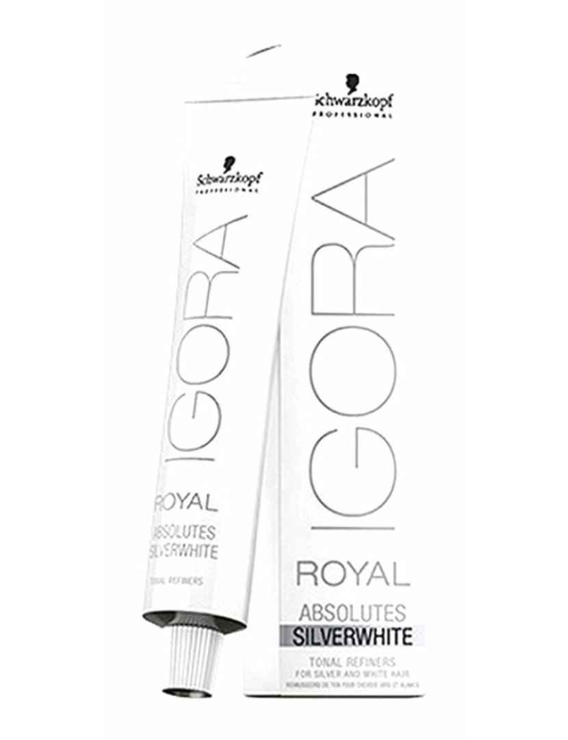 Schwarzkopf - Tinta Permanente Schwarzkopf Igora Royal Absolutes Silverwhite Dove Grey (60 ml)