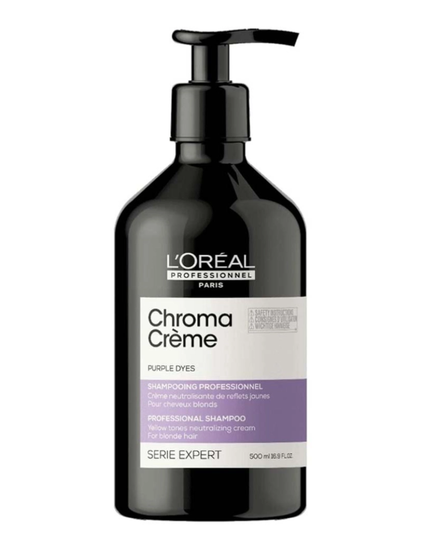 L'oréal Professionnel Paris - Chroma Crème Purple Dyes Professional Shampoo 500 Ml