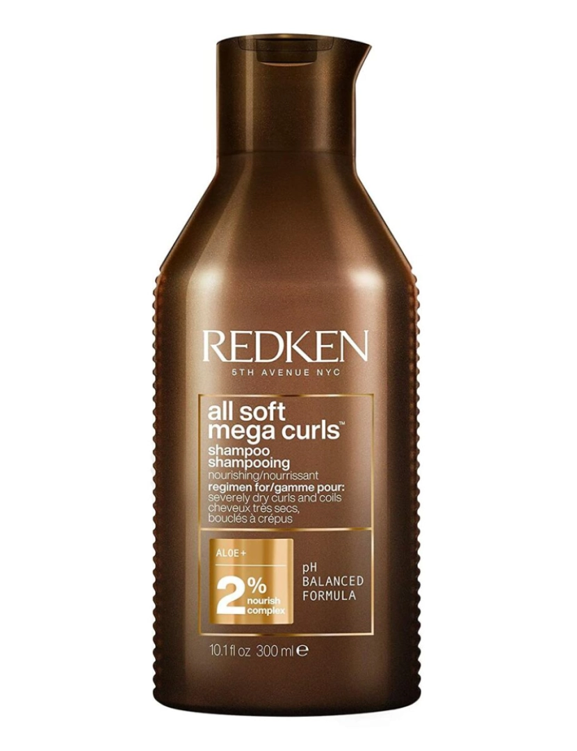 Redken - Champô para Cabelo Encaracolado Redken All Soft Mega Curls 300 ml
