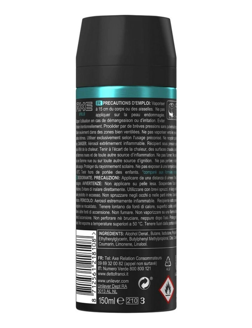 imagem de Desodorizante em Spray Apollo Axe Apollo (150 ml)2