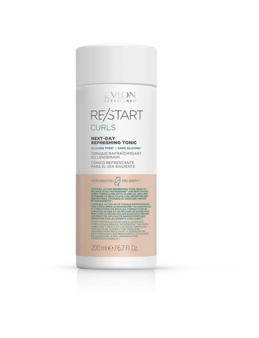 Revlon - Tónico Revlon Restart Curls Refrescante 200 ml