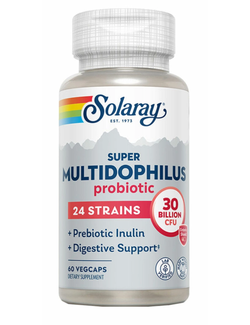 Solaray - Suplemento digestivo Solaray Super Multidophilus 60 Unidades