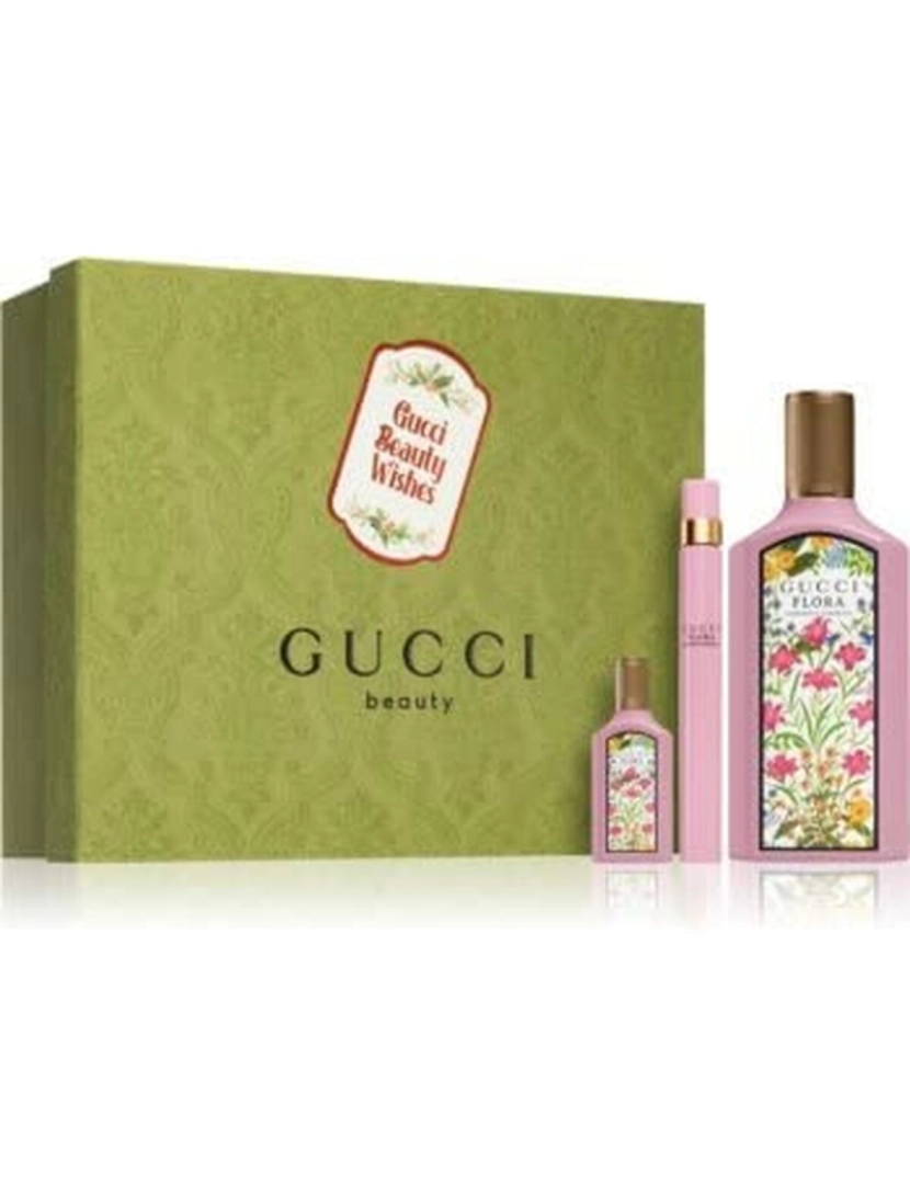 Gucci - Conjunto de Perfume Mulher Gucci Flora Gorgeous Gardenia 3 Peças