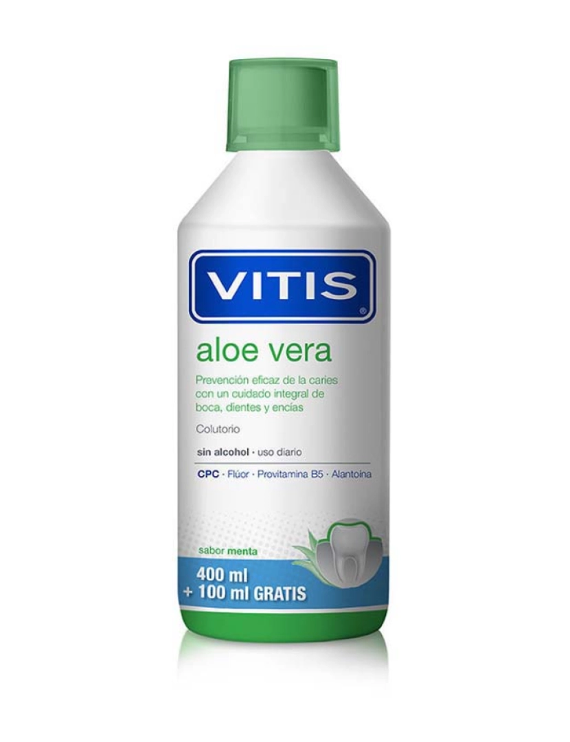 Vitis - Aloe Vera Colutorio Promo 400+100 De Regalo 500 Ml