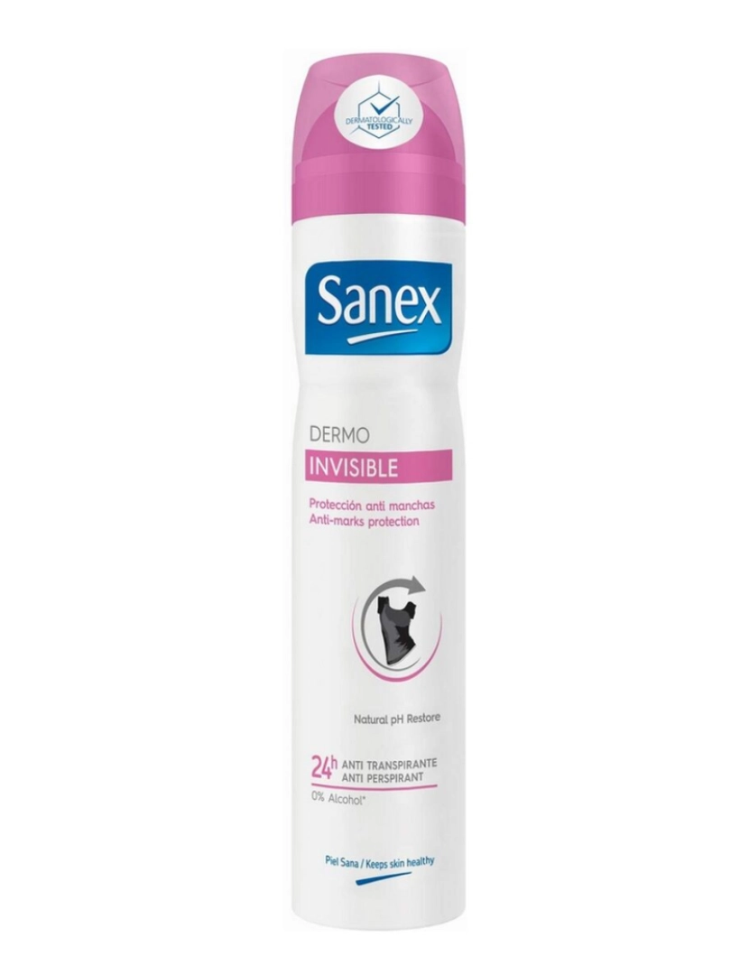 Sanex - Desodorizante em Spray Dermo Invisible Sanex (200 ml)