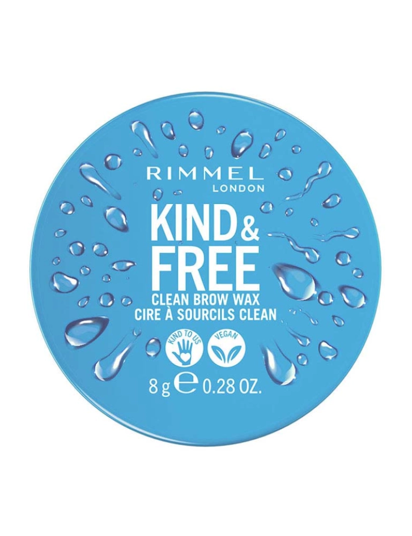 Rimmel London - Kind & Free Clean Brow Wax #001-Clear 8 Gr