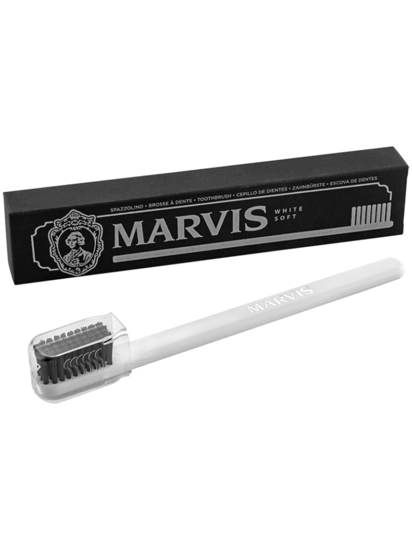 imagem de Escova de Dentes Marvis   Suave Branco1