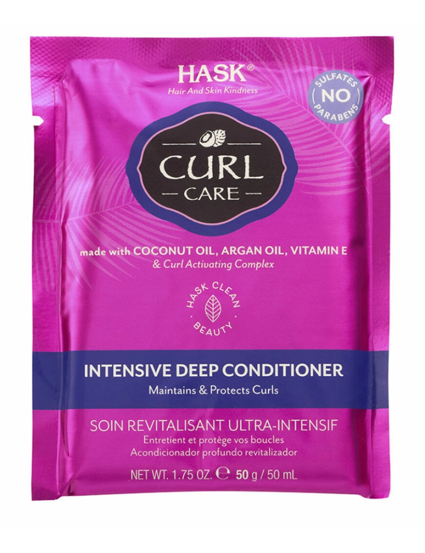 imagem de Condicionador Revitalizante HASK Curl Care 50 g1