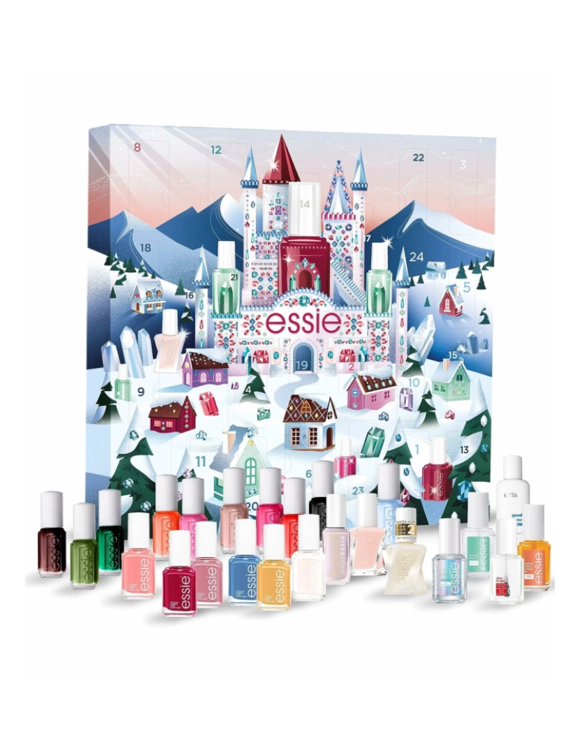 Essie - Set de manicure Essie Essie Advent Calendar Calendário do Advento 2023 24 Peças