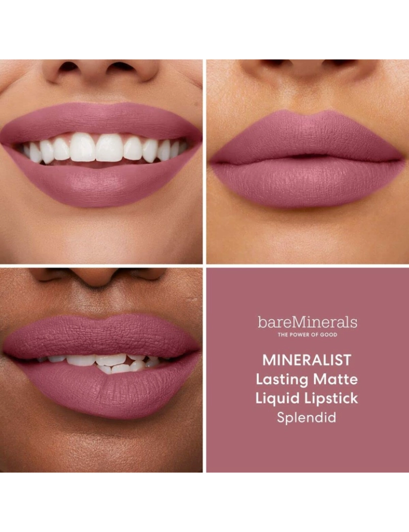 imagem de Batom líquido bareMinerals Mineralist Splendid 4 ml3