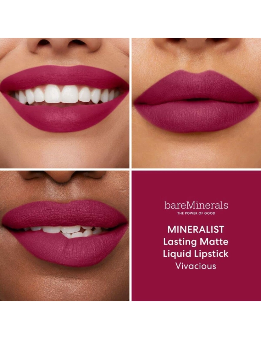 imagem de Batom líquido bareMinerals Mineralist Vivacious 4 ml3