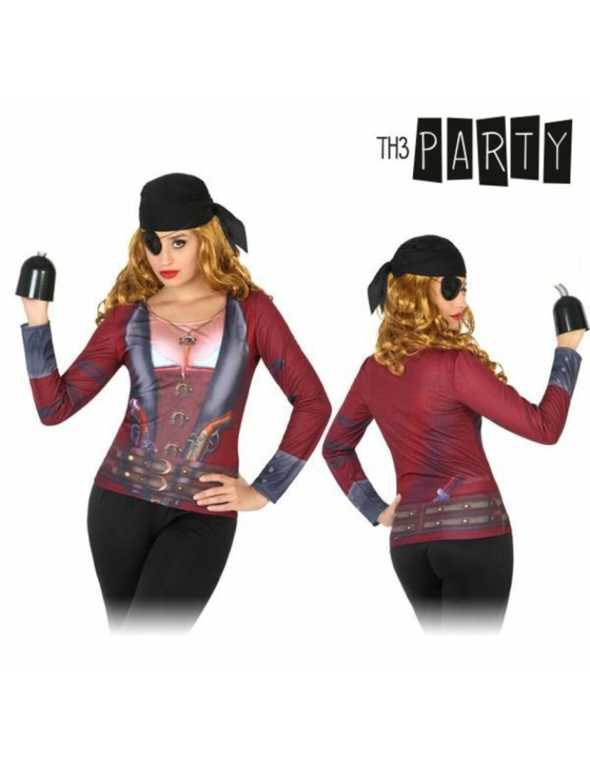 Th3 Party - Camisola para adultos 6702 Pirata mulher