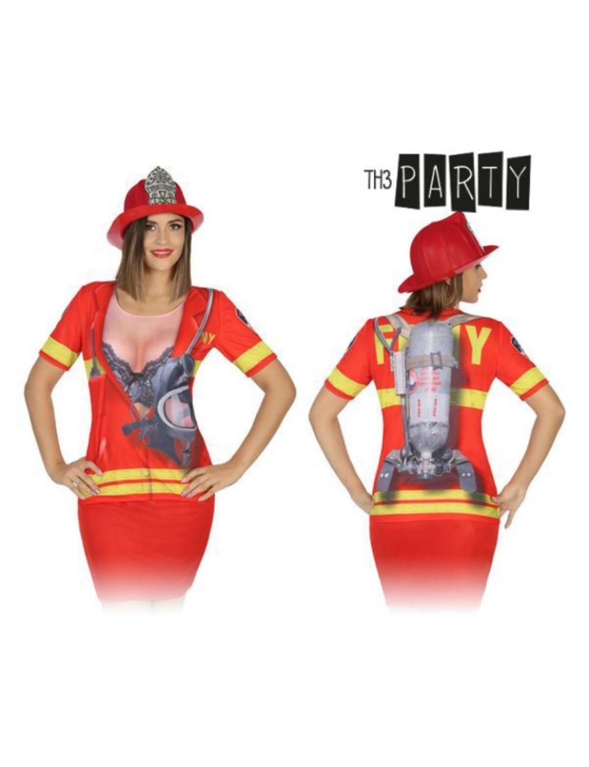 Th3 Party - Camisola para adultos 8263 Bombeira