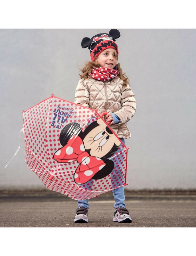 imagem de Guarda-Chuva Minnie Mouse Vermelho (Ø 71 cm)5