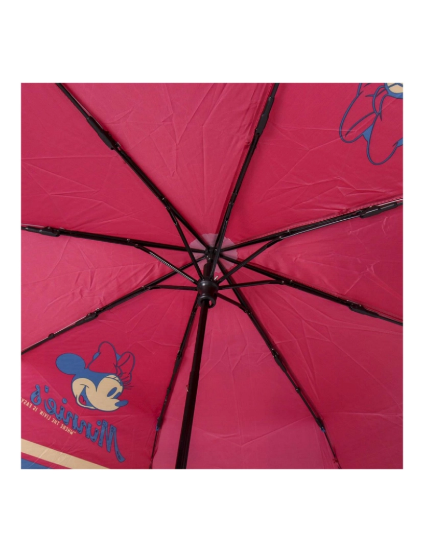 imagem de Guarda-chuva Dobrável Minnie Mouse Vermelho (Ø 97 cm)2