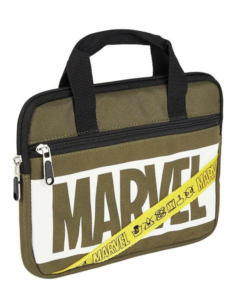 Marvel - Mala para Portátil Marvel Verde-escuro 18 x 2 x 25 cm