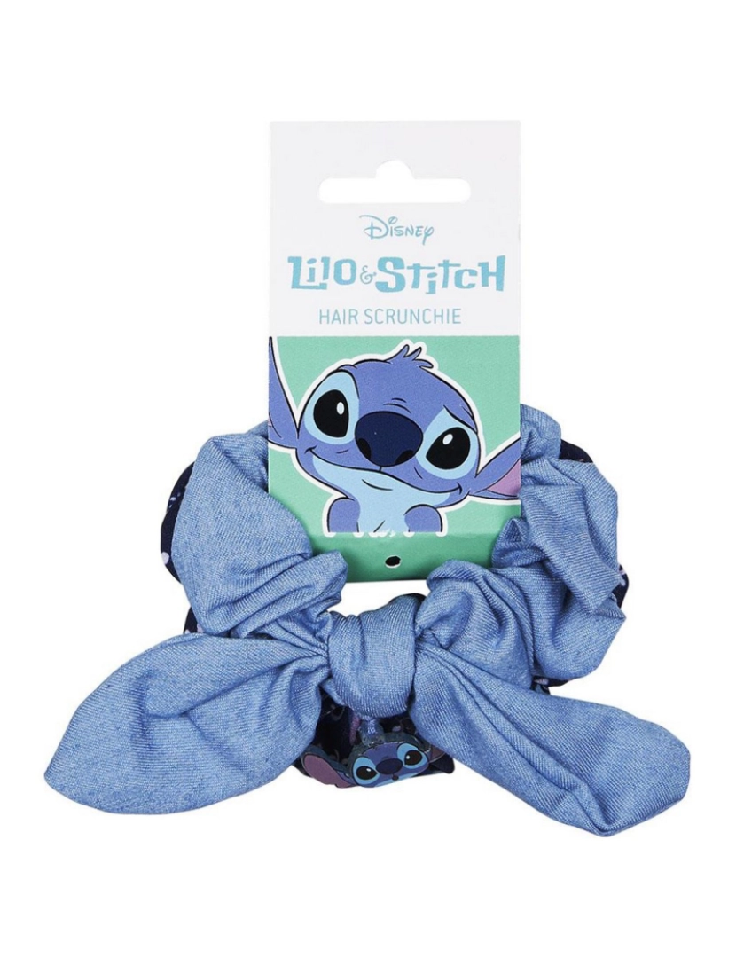 Stitch - Elásticos Stitch Azul 2 Unidades