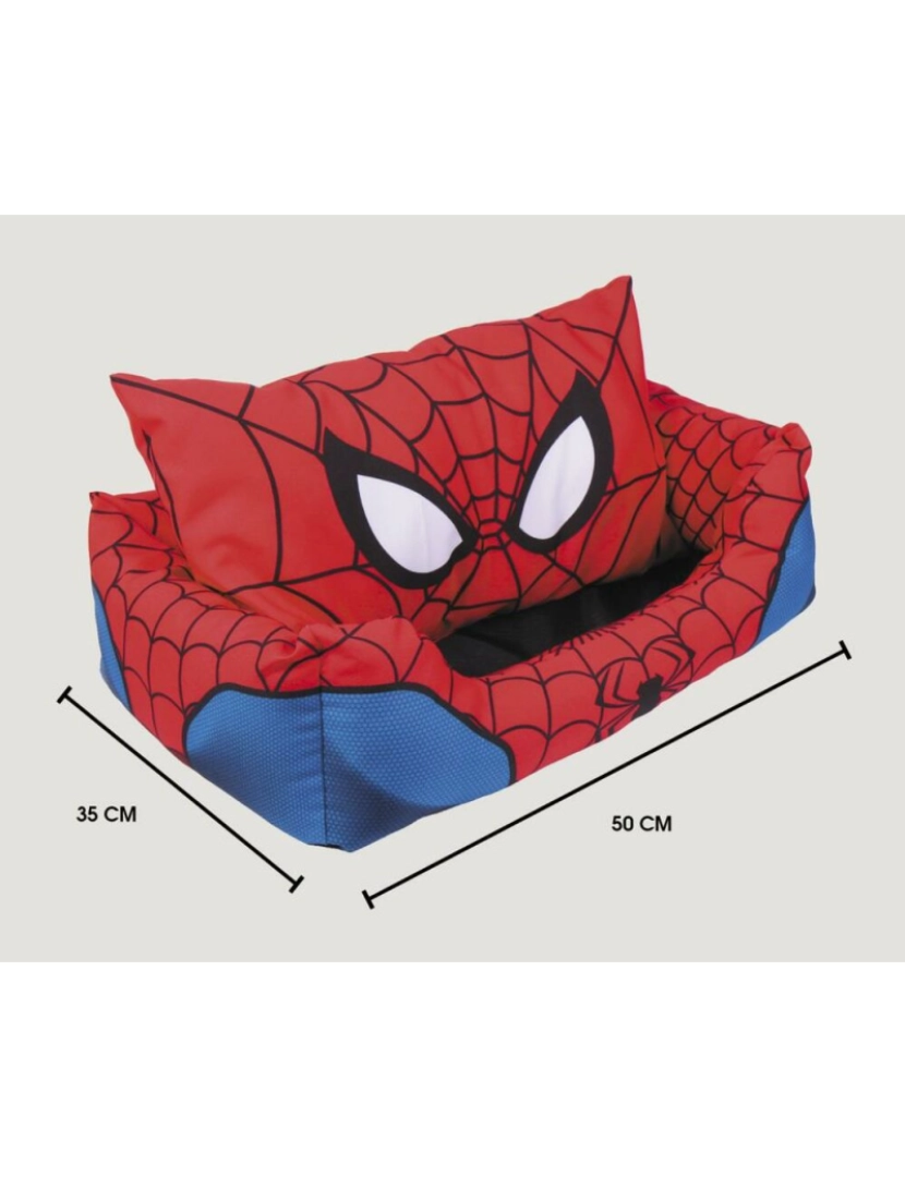 imagem de Cama para cão Marvel Vermelho3