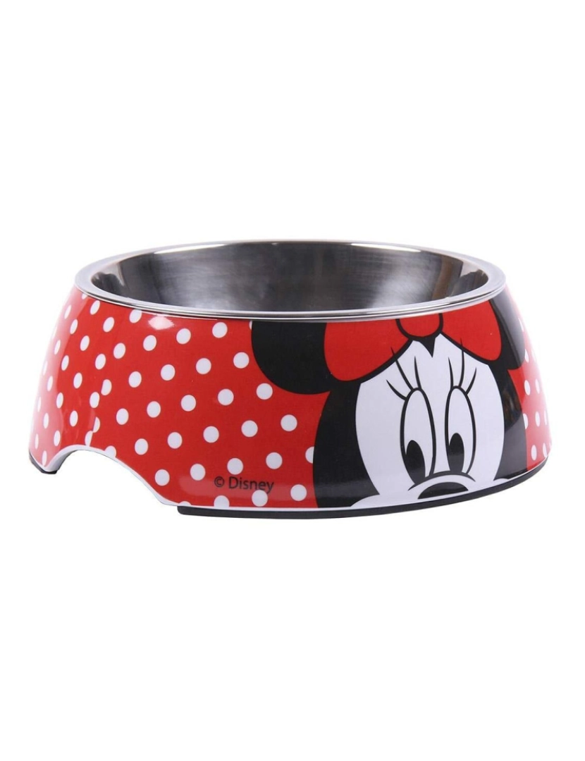 Minnie Mouse - Comedouro para Cão Minnie Mouse Melamina 410 ml Multicolor Poliéster Metal