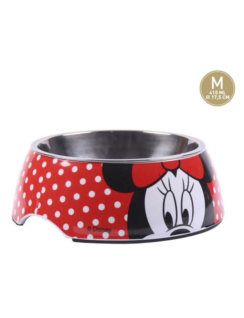 imagem de Comedouro para Cão Minnie Mouse Melamina 410 ml Multicolor Poliéster Metal2