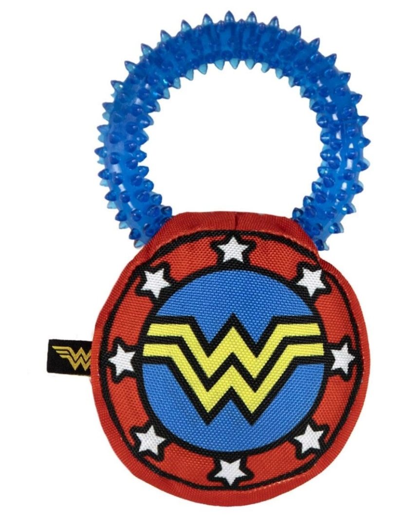 Wonder Woman - Brinquedo para cães Wonder Woman   Azul 100 % poliéster