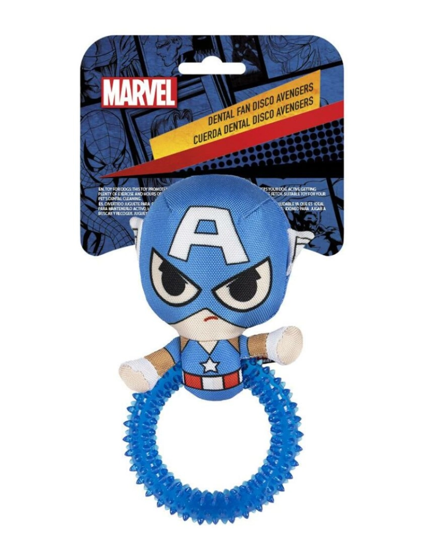 imagem de Brinquedo para cães The Avengers   Azul 100 % poliéster3