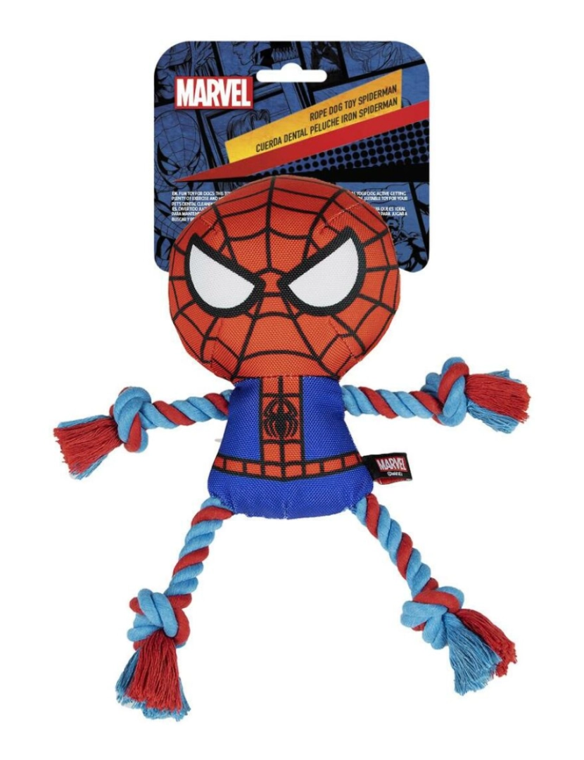 imagem de Brinquedo para cães Spiderman Vermelho 100 % poliéster5