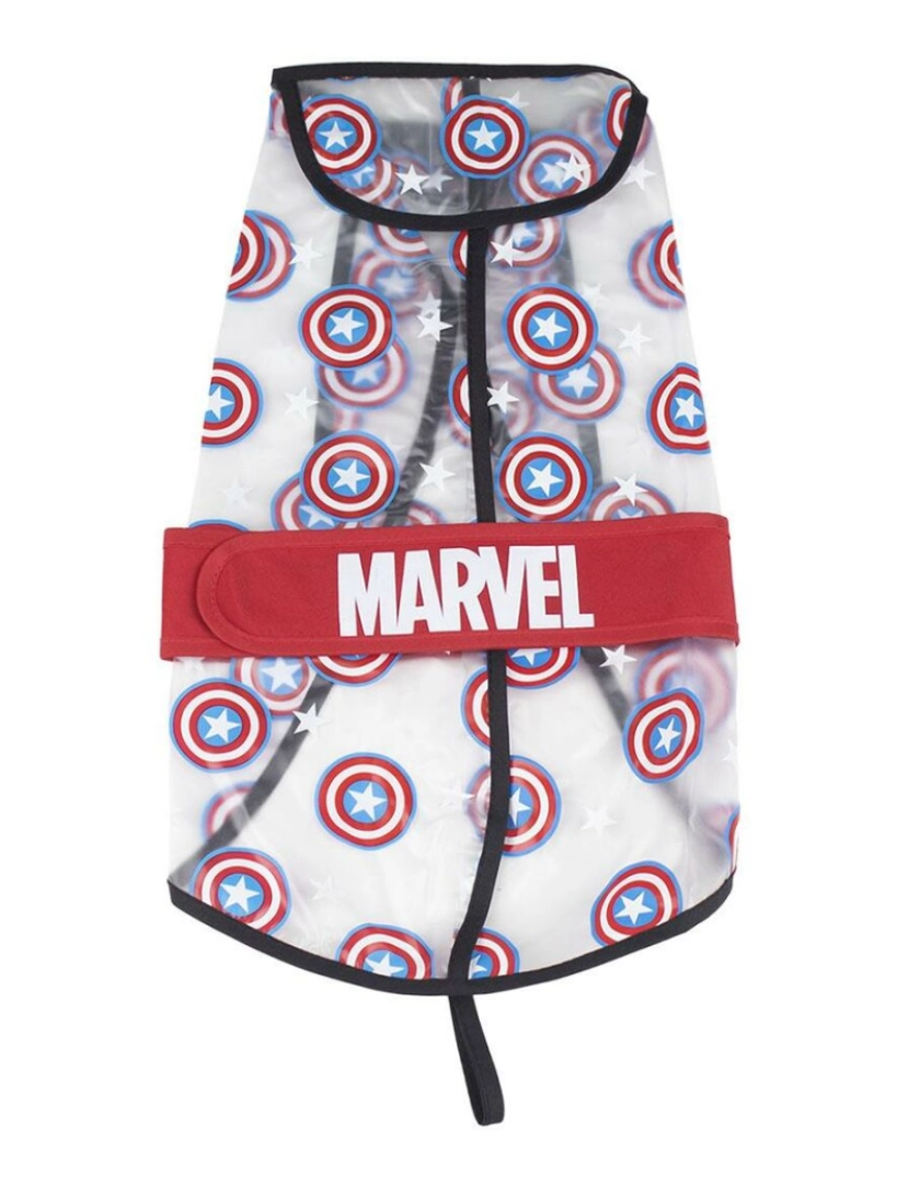 The Avengers - Gabardina para Cães The Avengers Transparente L Vermelho