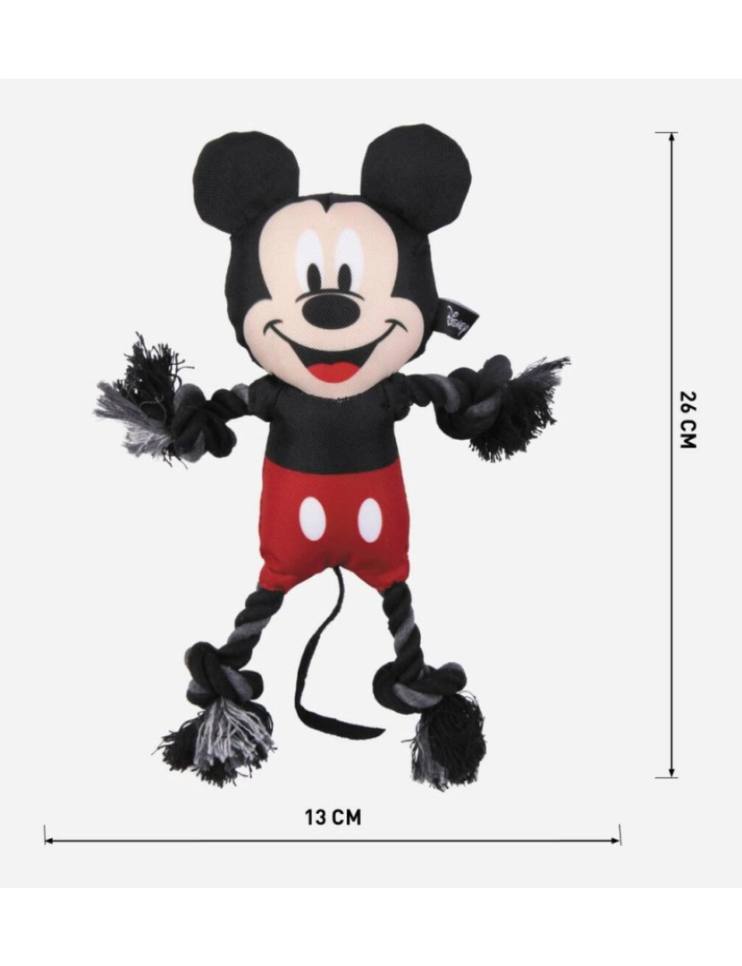 imagem de Brinquedo para cães Mickey Mouse Preto4