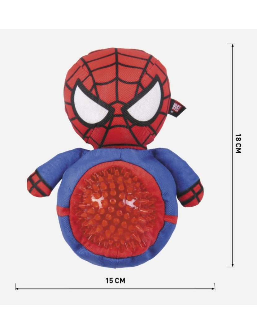 imagem de Brinquedo para cães Spiderman Vermelho4