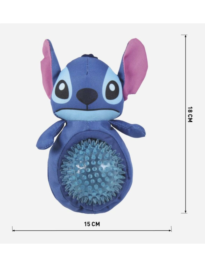 imagem de Brinquedo para cães Stitch Azul4