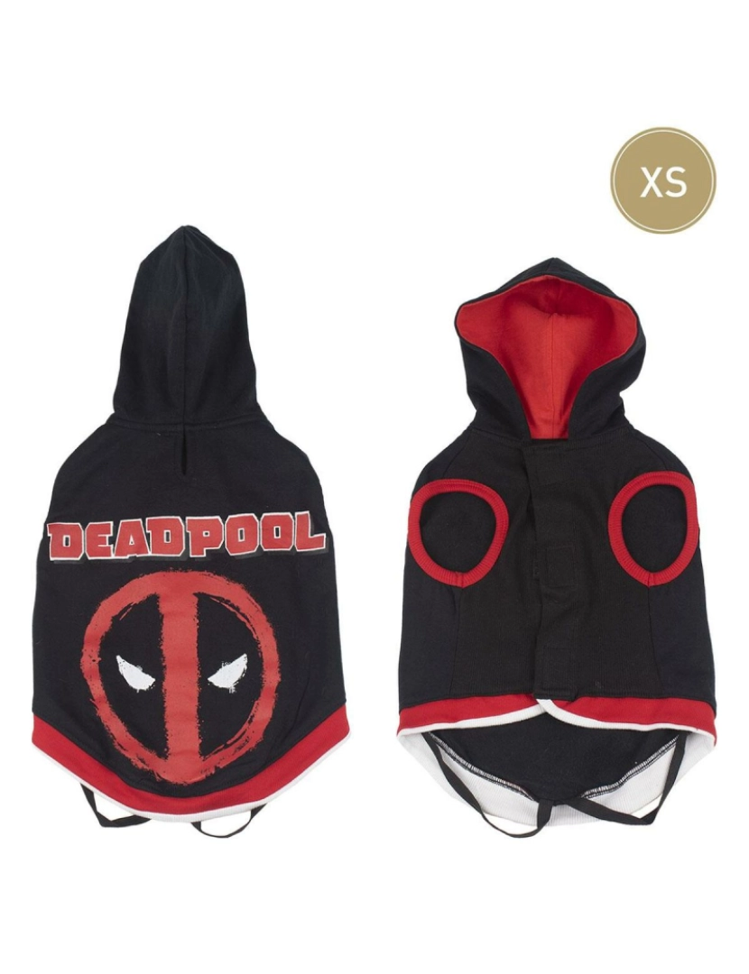 imagem de Camisola para Cães Deadpool XS Preto1